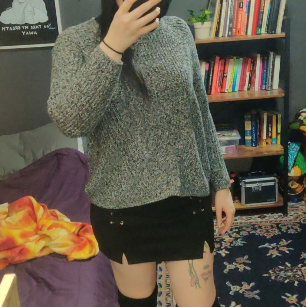 Grey Knit Sweater